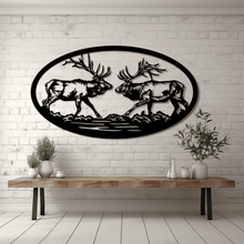 Load image into Gallery viewer, Wildlife CNC Files: Deer &amp; Moose DXF for Metal Wall Decor - Cut files shop
