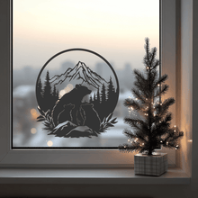 Load image into Gallery viewer, DIY Home Decor: Bear Family SVG for Cricut &amp; CNC, Window Vinyl decal svg
