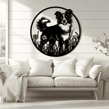 Load image into Gallery viewer, Border Collie SVG DXF for Laser Cutting, Vinyl Decals, and Sublimation Art
