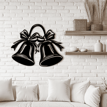 Load image into Gallery viewer, DIY Christmas Bell Decor: SVG, DXF, and PNG Cut Files
