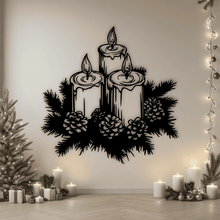 Load image into Gallery viewer, Christmas Candle SVG: Perfect for Cricut &amp; Silhouette, Cut Files Shop
