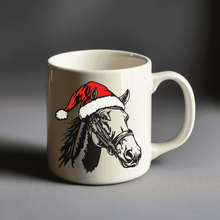 Load image into Gallery viewer, Farm Life Christmas Horse SVG PNG, DXF for Laser Cutting, Cricut &amp; Silhouette Cut Files, T-Shirt Design, Christmas Mug Art, Trendy Svg
