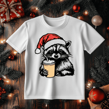 Load image into Gallery viewer, SVG Christmas Raccoon, Cutting Files for Cricut &amp; Silhouette, PNG for Sublimation, DIY Holiday Gift, Christmas T-shirt, Best Cut files Shop
