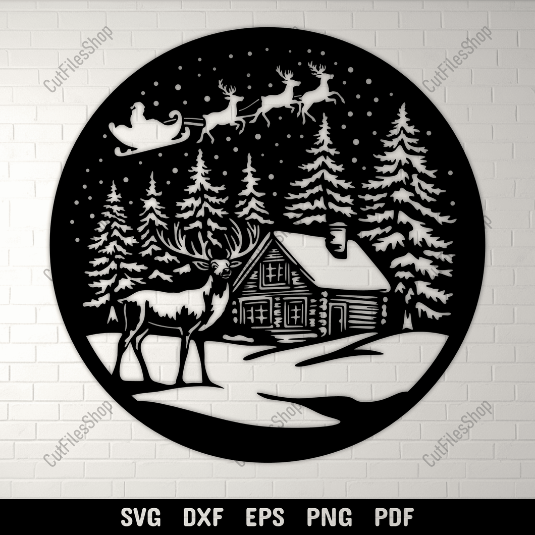 Santa's Workshop SVG Bundle for Cricut | DXF for CNC, Silhouette