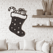 Load image into Gallery viewer, Christmas Stocking SVG &amp; DXF Cut Files
