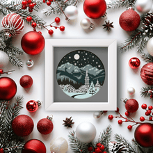 Load image into Gallery viewer, 3d christmas decor DIY, Shadow Box Template Download, 3d Layered Christmas, New Year Decor DIY, Cutting files In Cut Files Shop
