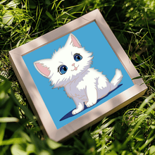 Load image into Gallery viewer, 3D Cat Shadow Box Craft Template, Layered SVG for Cricut, Laser Cut DXF, DIY Paper Art, Multilayer Home Decor, Unique Gift Idea
