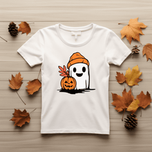 Load image into Gallery viewer, Cute Ghost Svg With Hat, Halloween Sublimation Design, Cricut Cut Files, DIY Ghost Craft Supply
