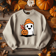 Load image into Gallery viewer, Ghost With Hat Svg, Halloween Cut File, Sublimation Design, Cricut Craft Supply, Cute Ghost Svg
