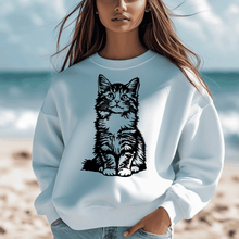 Load image into Gallery viewer, Kitten SVG &amp; DXF Files for Cricut, Silhouette, and Sweatshirt design - Cut files shop
