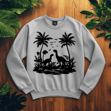 Load image into Gallery viewer, Dinosaur Scene SVG: Perfect for Cricut &amp; Silhouette, Sweatshirt design
