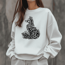 Load image into Gallery viewer, Stunning Floral Fox SVG &amp; DXF Files for DIY Crafts and Sublimation Projects, T-shirt design
