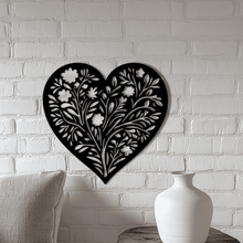 Load image into Gallery viewer, Valentine’s Day Gift SVG – Floral Heart Design for Cricut &amp; CNC Projects
