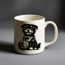 Load image into Gallery viewer, Spooky Puppy SVG: Cut Files for Cricut, Silhouette &amp; CNC, Halloween Mug design
