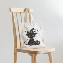 Load image into Gallery viewer, Halloween Prints: Cat and Pumpkin SVG for T-shirts
