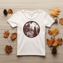 Load image into Gallery viewer, Haunted House With Witch Svg, Cricut cut files, Sublimation T-shirt design, Glowforge cut files, Halloween Laser engraving, Halloween Gift DIY
