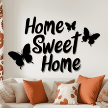 Load image into Gallery viewer, Butterfly Home Sweet Home SVG, Doormat Svg, Cut files Shop, Free download Svg files
