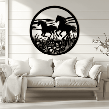 Load image into Gallery viewer, Wild Horse Scene DXF for CNC, Laser Cutting &amp; DIY Vinyl Art
