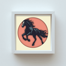 Load image into Gallery viewer, Jumping Horse Multilayer Design: SVG for Shadow Box &amp; Crafts
