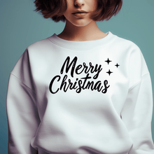 Load image into Gallery viewer, Merry Christmas SVG for Cricut &amp; Glowforge, DXF for Laser Engraving, Sublimation Design, Instant Digital Download, Christmas T-shirt, Trendy SVG files
