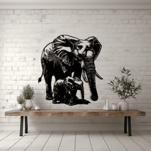 Load image into Gallery viewer, Elephant Cutting Files – DXF for CNC, SVG for Cricut &amp; DIY Vinyl Decals
