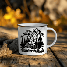 Load image into Gallery viewer, Mountain Cabin Cutting Files – SVG for Cricut, DXF for Laser &amp; CNC Designs
