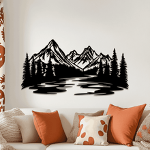 Load image into Gallery viewer, Nature Mountains SVG for Cricut, DXF for CNC, Sublimation Art for Cars
