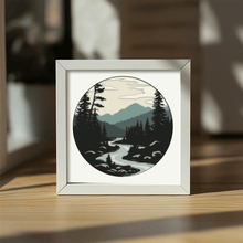 Load image into Gallery viewer, 3D Nature Scene SVG Files – Multilayer Paper Art for Cricut and CNC
