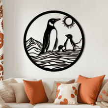 Load image into Gallery viewer, Penguins Cut Files – SVG for Cricut, DXF for CNC &amp; Laser Engraving
