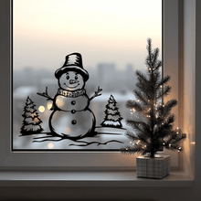 Load image into Gallery viewer, Snowman Design SVG – Sublimation Art &amp; DIY Christmas Decorations, Vinyl decal
