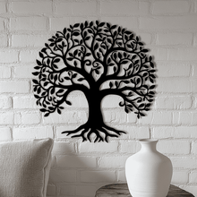 Load image into Gallery viewer, Tree Wall Decor DXF, CNC Cutting Files, SVG Art Panel for Cricut Projects, Tree of life SVG
