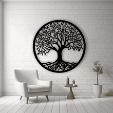 Load image into Gallery viewer, Tree of Life SVG and DXF – Heart Tree Designs for Cricut &amp; CNC
