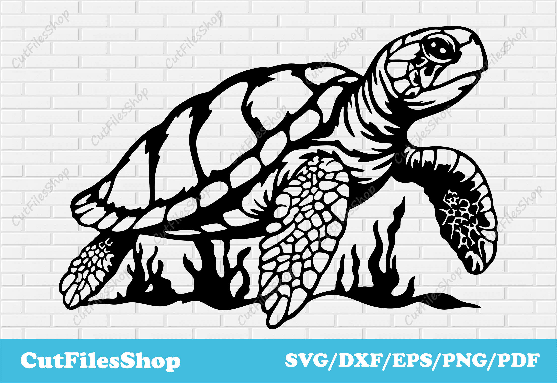 Turtle dxf for cnc cutting, turtle svg cut files for cricut, dxf laser