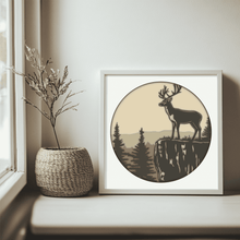 Load image into Gallery viewer, Whitetail Deer Shadow Box Svg, 3D Layered Cut File for Cricut &amp; CNC Dxf Template, Best Vector Site
