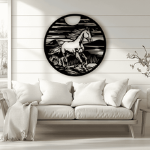 Load image into Gallery viewer, Wild Horse Cutting Files – DXF for CNC &amp; Plasma, SVG for Silhouette
