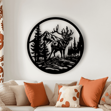 Load image into Gallery viewer, Deer scene Art DXF – SVG for Cricut, Laser &amp; CNC Cutting Projects
