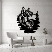 Load image into Gallery viewer, Wolf Scene SVG | Sublimation, Printable, Cutting Files
