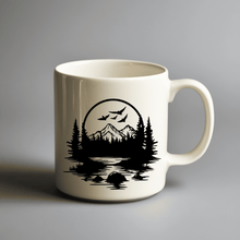 Load image into Gallery viewer, Wildlife Scene SVG, DXF, PNG | Cricut, Silhouette, CNC, Mug design
