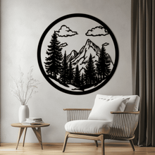 Load image into Gallery viewer, Mountains DXF &amp; SVG – CNC, Laser &amp; Cricut Cutting Files
