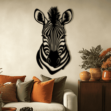 Load image into Gallery viewer, Zebra SVG for Cricut &amp; Silhouette, DXF for CNC Laser Cut, Sublimation T-Shirt Design, Home Decor Art
