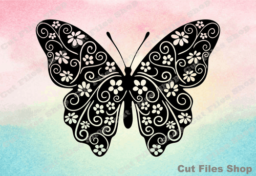 Butterfly svg, butterfly for cricut, files cnc laser, cnc pattern, laser cut files svg, eps files - Cut Files Shop