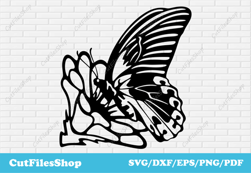 Butterfly svg cut files, vector images for cricut, dxf files for plasma cut, Silhouette cameo files - Cut Files Shop