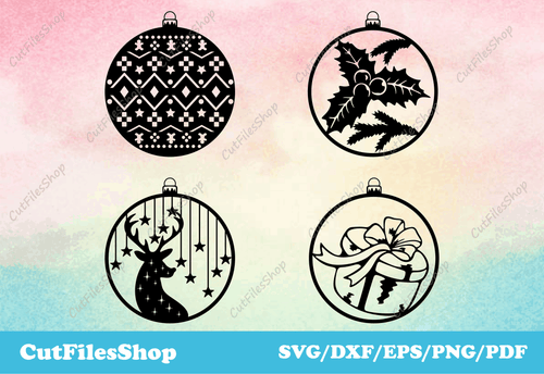 Christmas tree toys svg files, Christmas toys dxf, SVG DXF, Silhouette Cameo files, Christmas toys dxf files, Christmas toys for cricut, Christmas toys svg for maker, gifts svg files, patterns svg