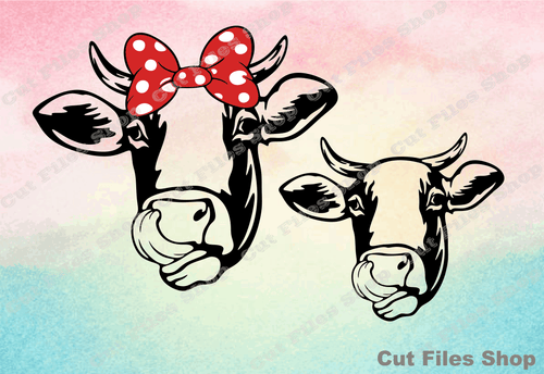 Cute cow svg, cow for cricut, cricut files, animal silhouette, png for cricut, dxf for laser