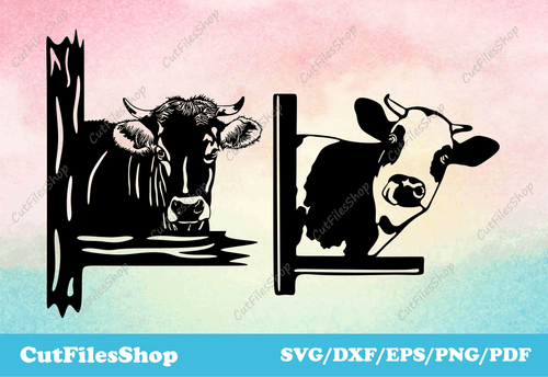 Cow png file, cow dxf for download, svg cut files for cricut, CNC files for wood, cows svg files for cricut, cows dxf files, vector cows , dxf for cnc, vector stock, download free vector images