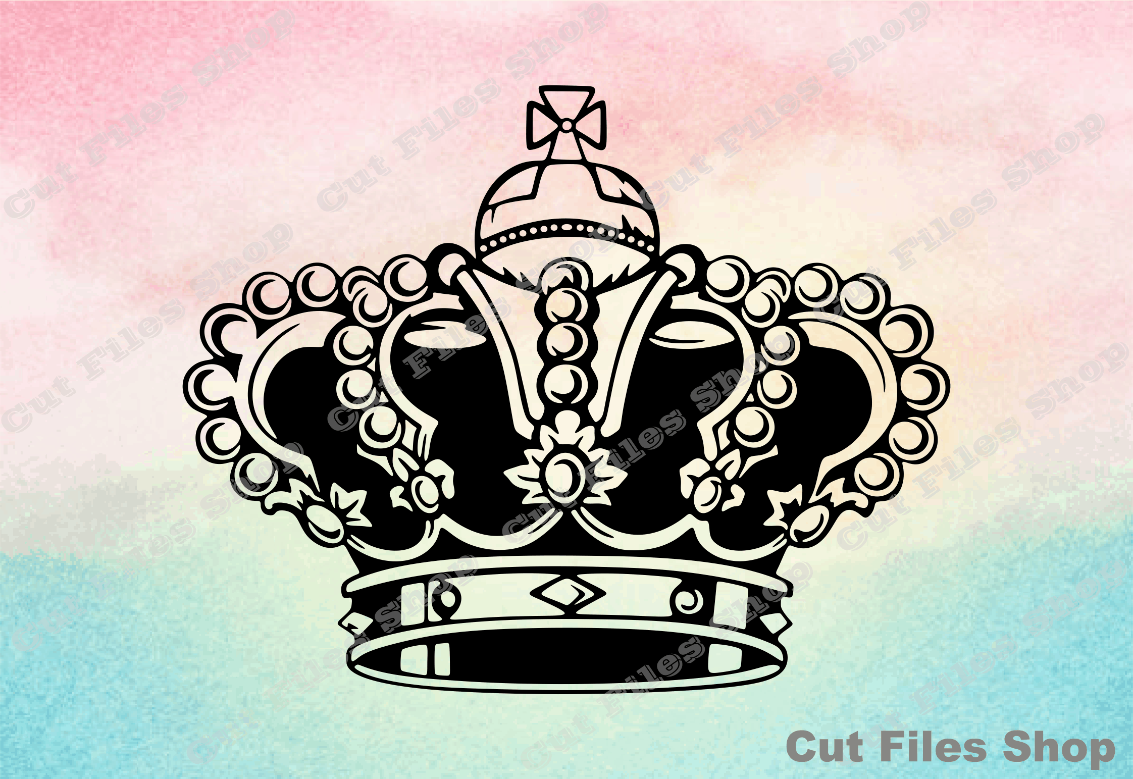 Crown cut file, plotter files, vinyl cut file, svg for scrapbooking ...