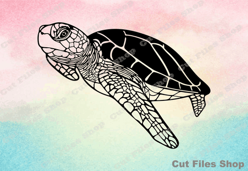 Turtle svg, laser cutting files, glowforge files, dxf files for laser, svg cutting files, svg files